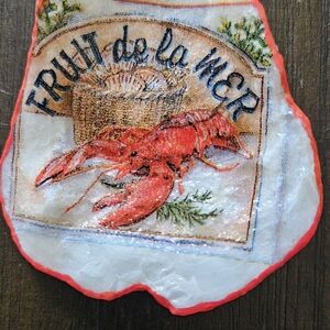 Red Lobster Decor on Shell